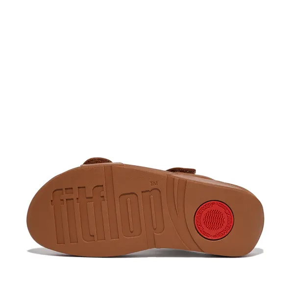 FitFlop Lulu Adjustable Sandali in Pelle Donna - Cinturini Regolabili Velcro