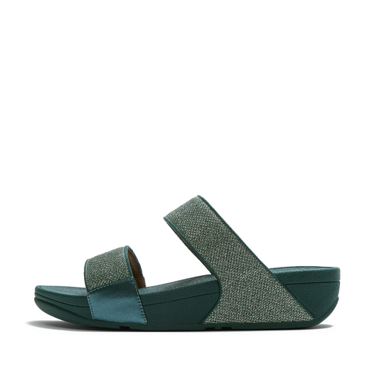 Sandali Donna FitFlop Lulu ShimmerGlitz Slide Sandal - Deep Teal