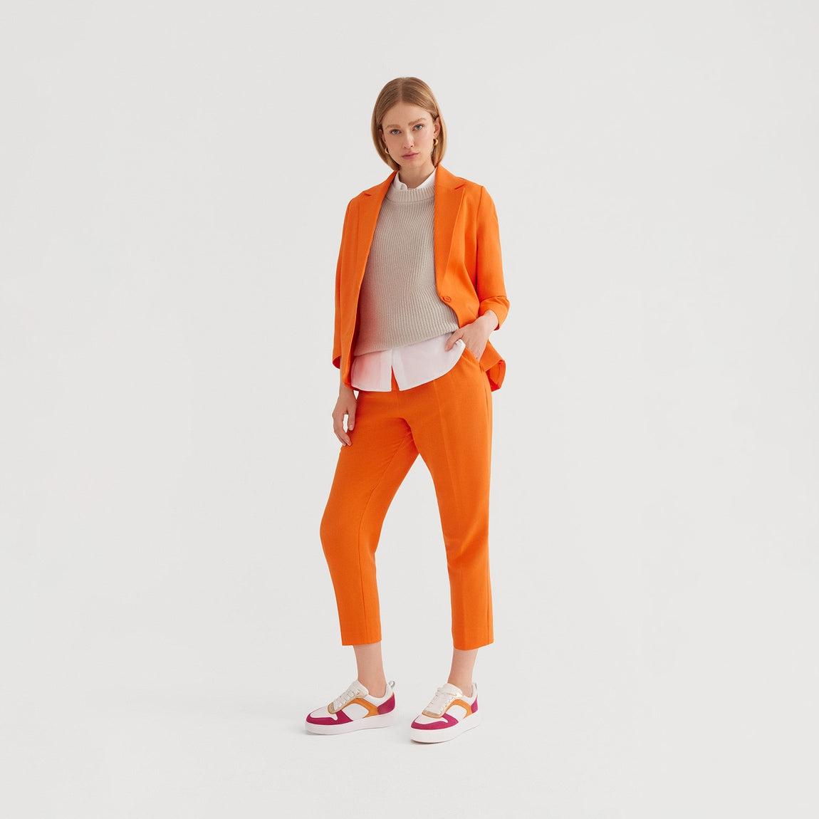 Tamaris Sneaker Bianco Fuxia