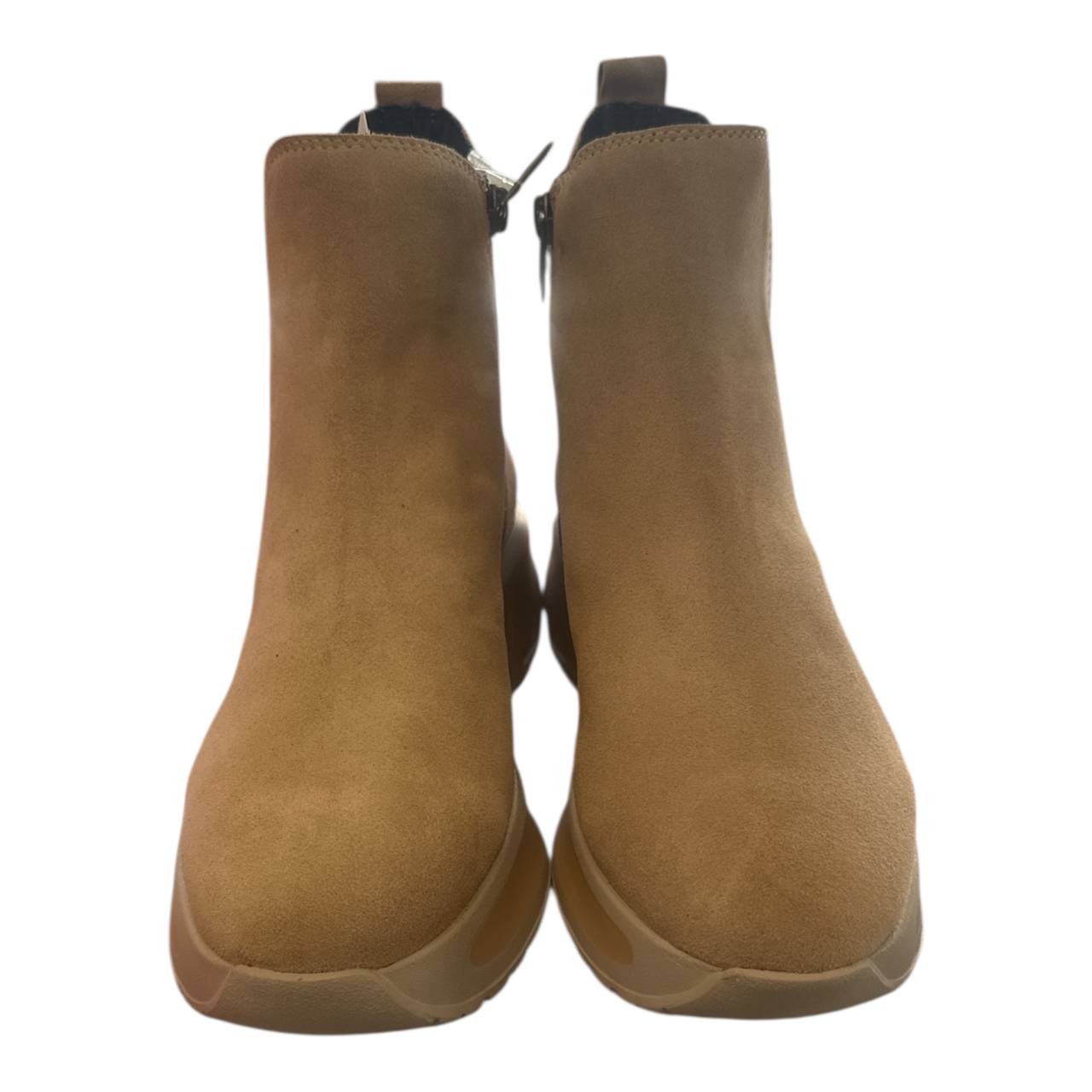 Callaghan Stivaletti Chelsea Donna con Zeppa in Camoscio Corda 61607