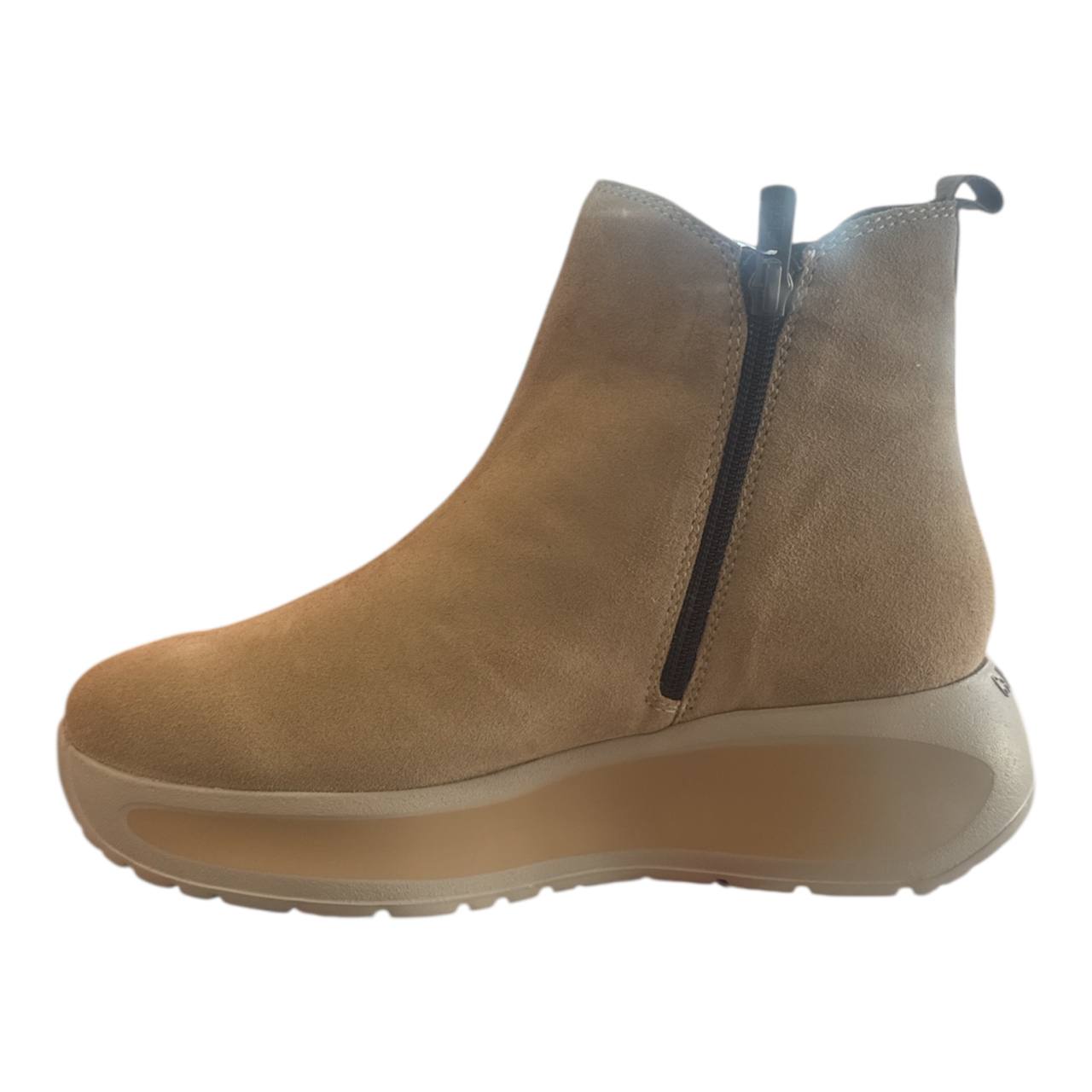 Callaghan Stivaletti Chelsea Donna con Zeppa in Camoscio Corda 61607