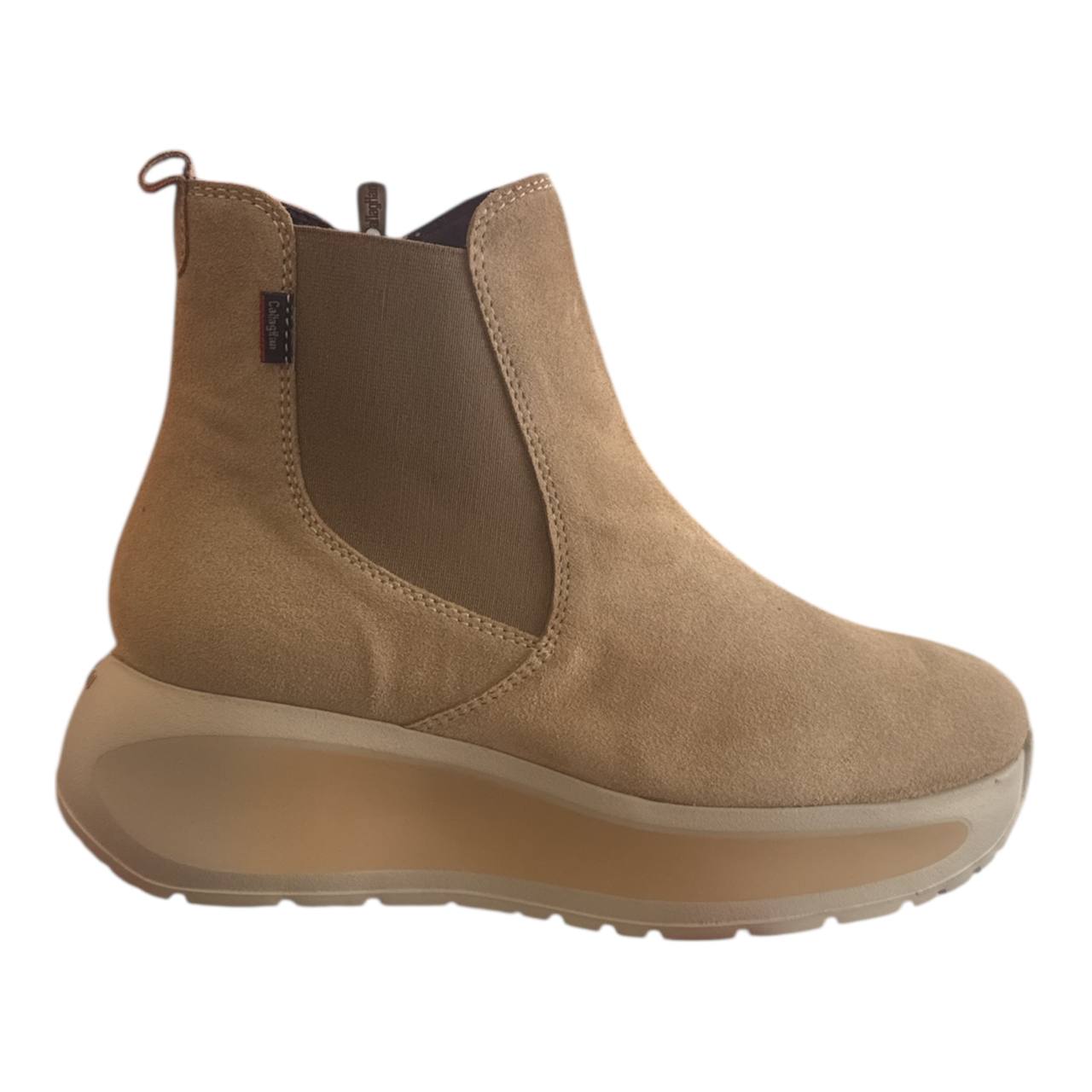 Callaghan Stivaletti Chelsea Donna con Zeppa in Camoscio Corda 61607