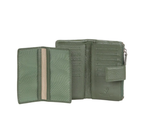 PELLETTERIA VENETA PFV0019 – Portafoglio Donna in Vera Pelle con Porta Carte Rimovibile