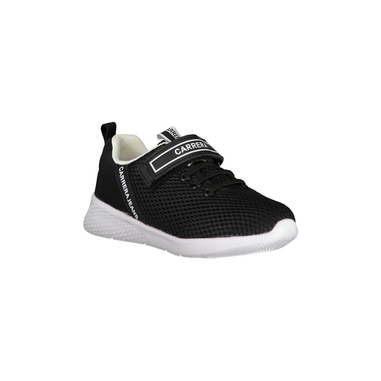 CARRERA Calzatura Sportiva Bambino Nera con Lacci Elastici e Strap