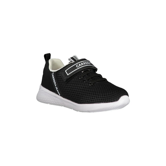 CARRERA Calzatura Sportiva Bambino Nera con Lacci Elastici e Strap