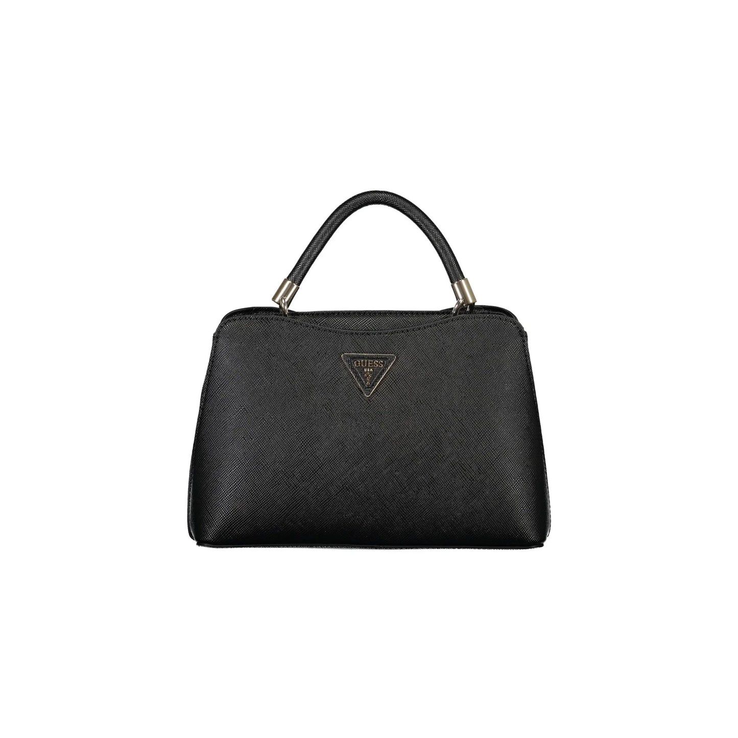 GUESS JEANS Borsa Donna Gizele Nera a Mano con Tracolla Removibile