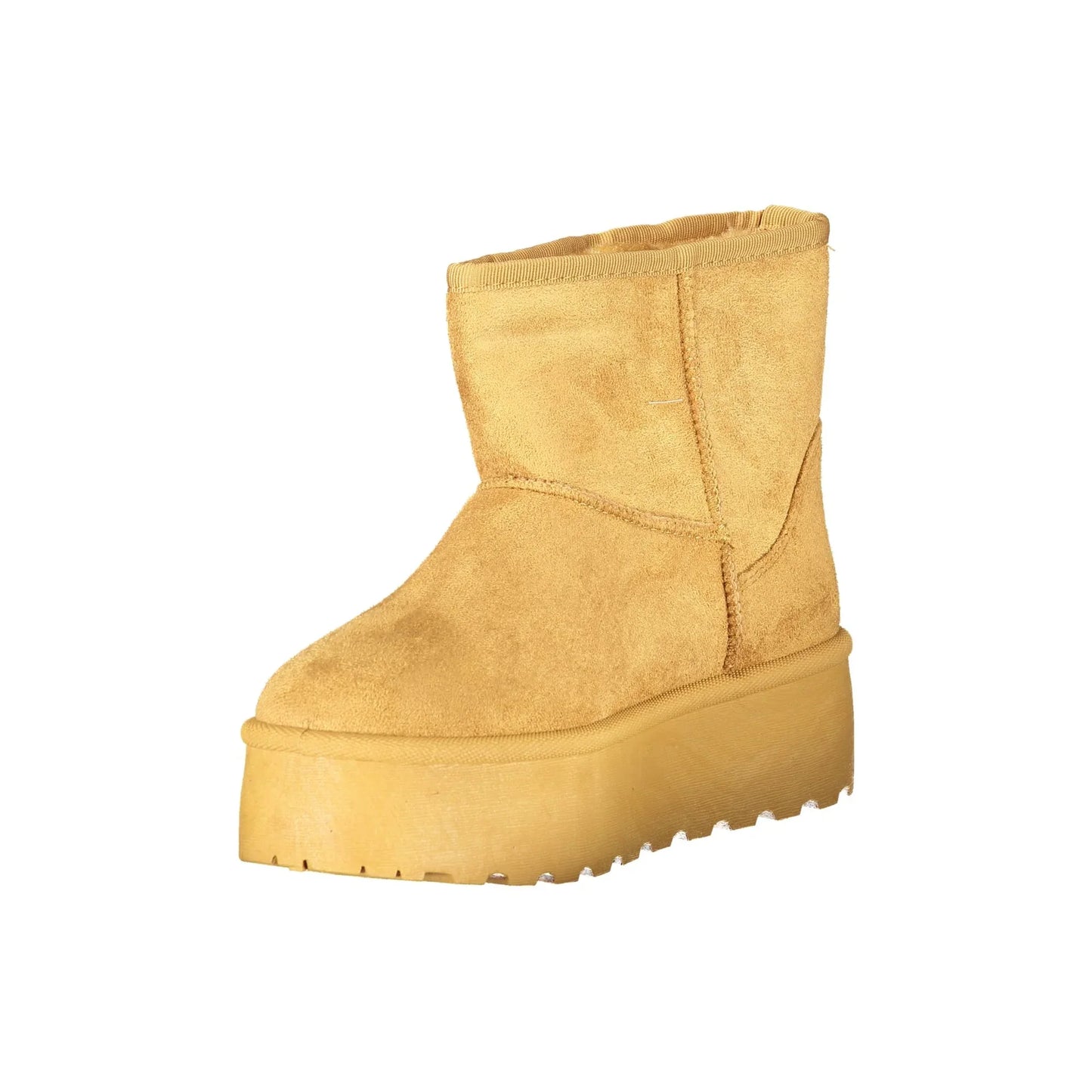 LAURA BIAGIOTTI Stivaletti Donna Marroni con Pelo e Zeppa 4 cm