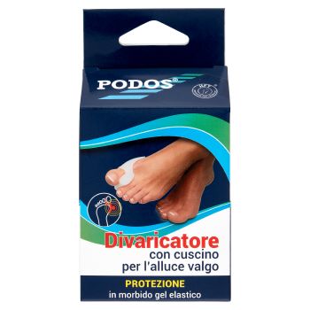 Podos, divaricatore con cuscino per l'alluce valgo 1 paio