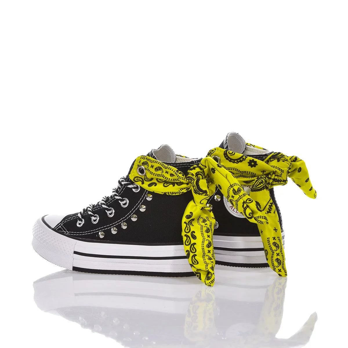 CONVERSE JUNIOR PLATFORM YELLOW BANDANA