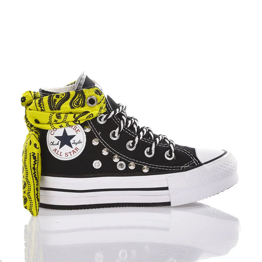 CONVERSE JUNIOR PLATFORM YELLOW BANDANA