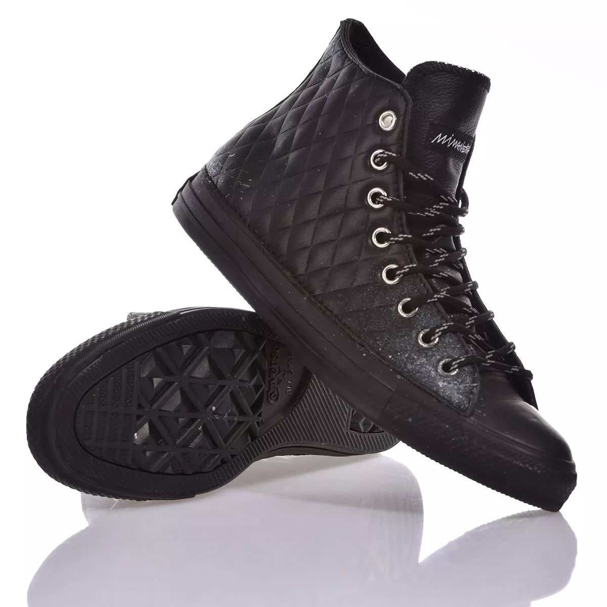 Converse Black Quilt
