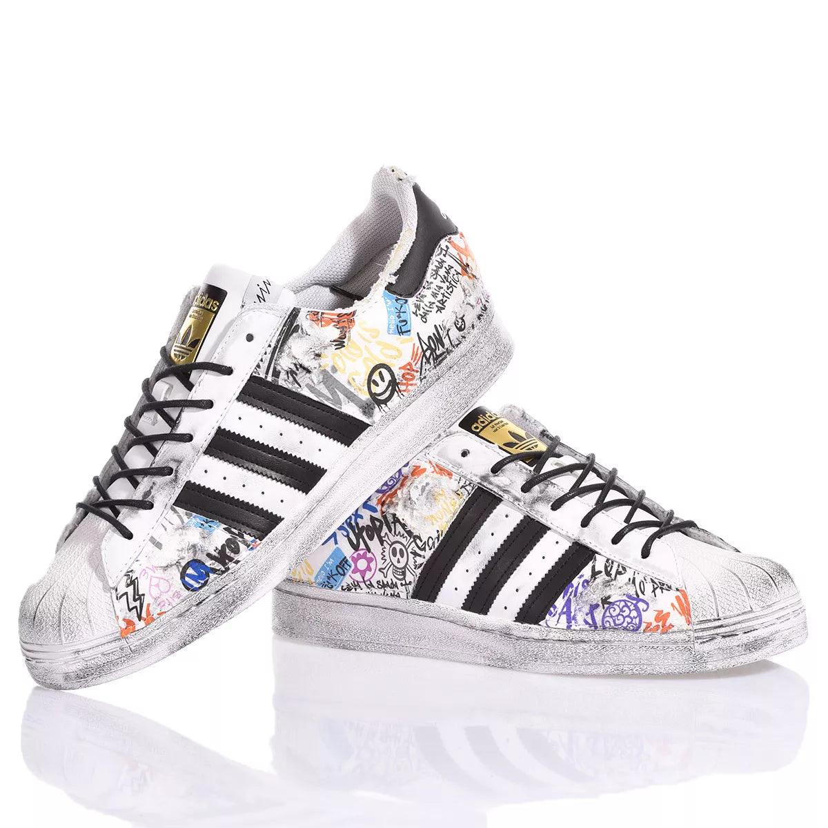 Adidas Superstar Destroyed Graffiti