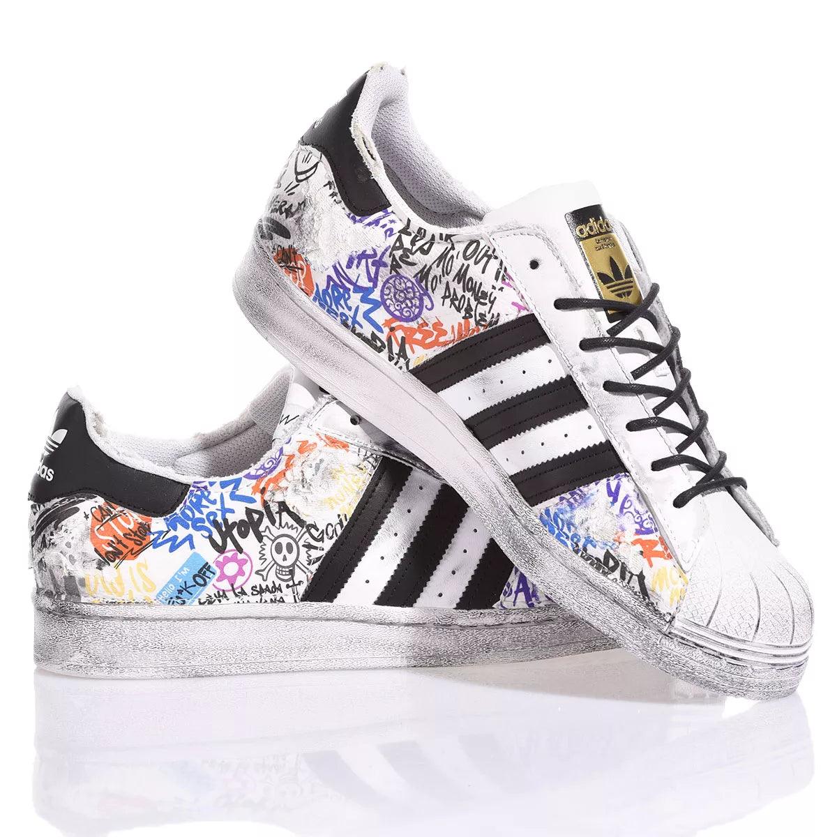 Adidas Superstar Destroyed Graffiti