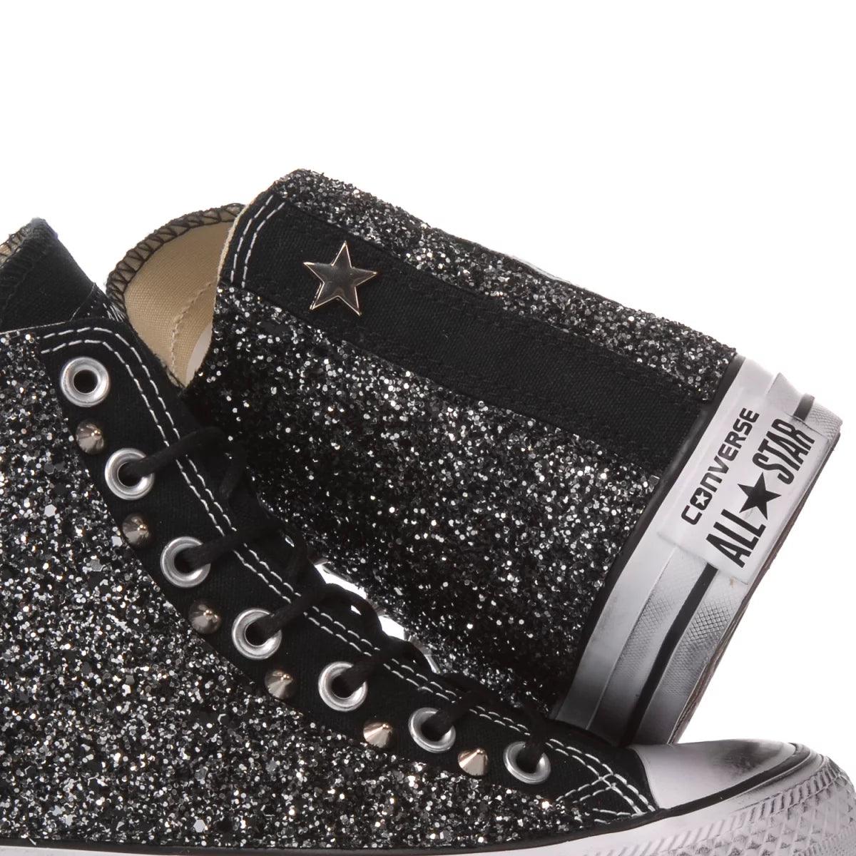 Converse Glitter Black
