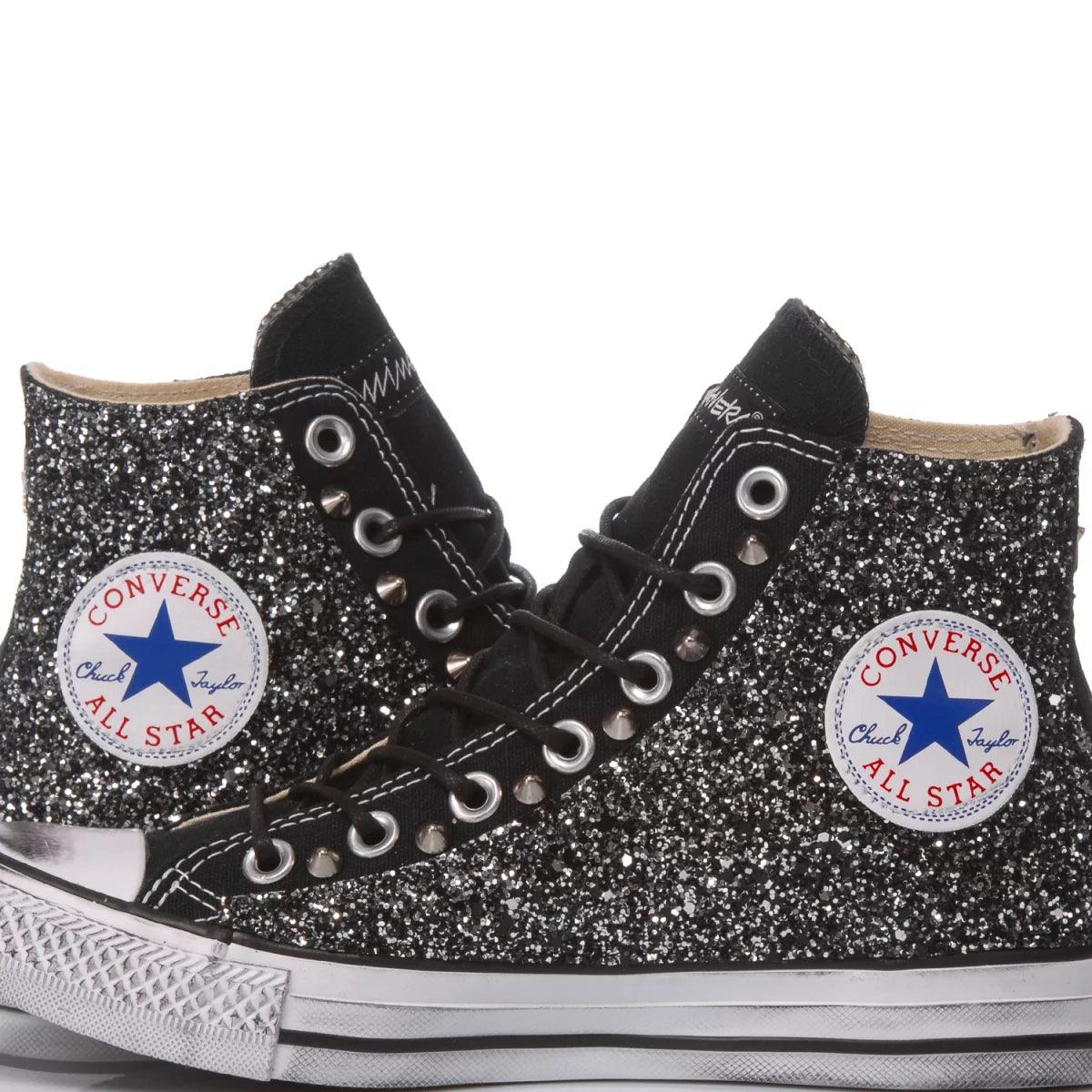 Converse Glitter Black
