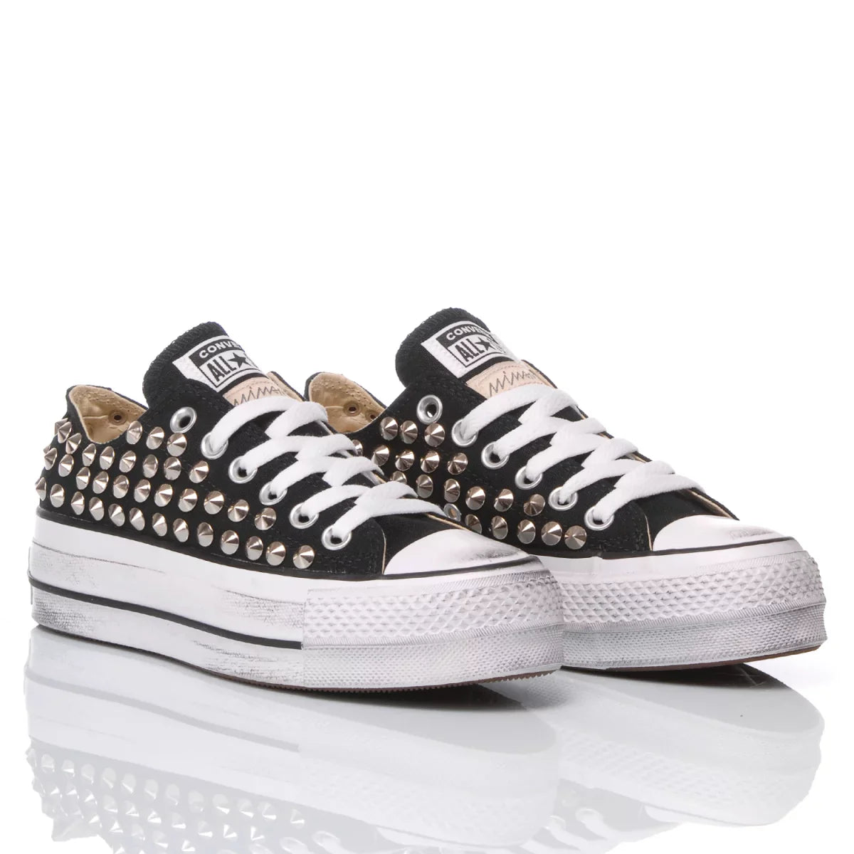 Converse Platform Ox Borchie Nera