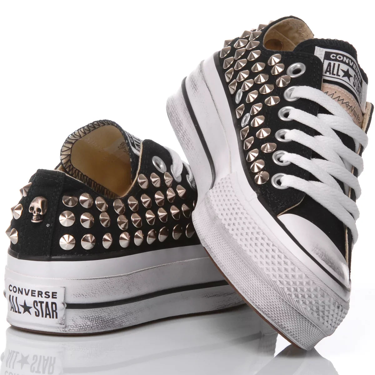 Converse Platform Ox Borchie Nera