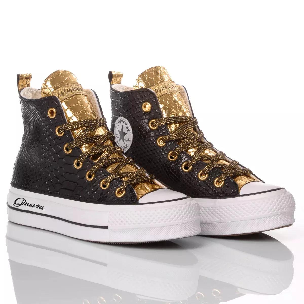 Converse Platform Snake Black/Gold