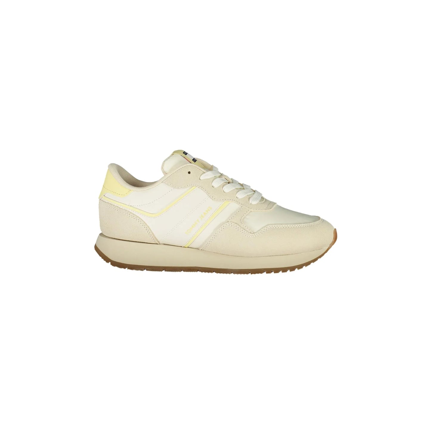 TOMMY HILFIGER Calzatura Sportiva Donna Beige con Plantare Removibile e Stampa