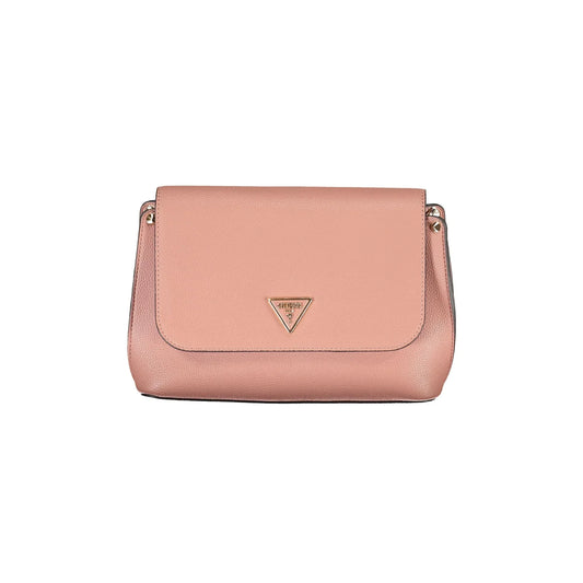 Guess Jeans Borsa Donna Meridian Rosa con Tracolla Regolabile