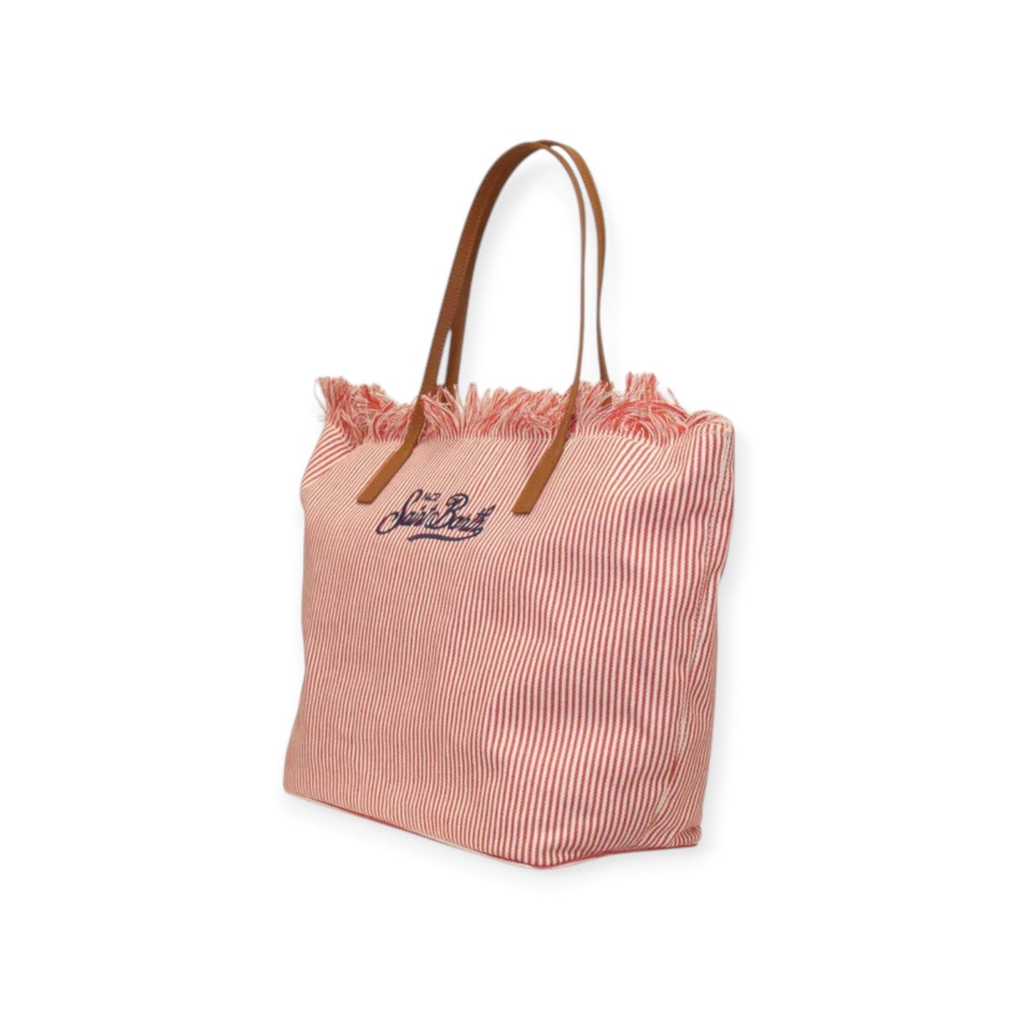 BORSA CITYBAG BIANCA E ROSSA