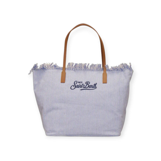 BORSA CITYBAG BIANCA E BLU