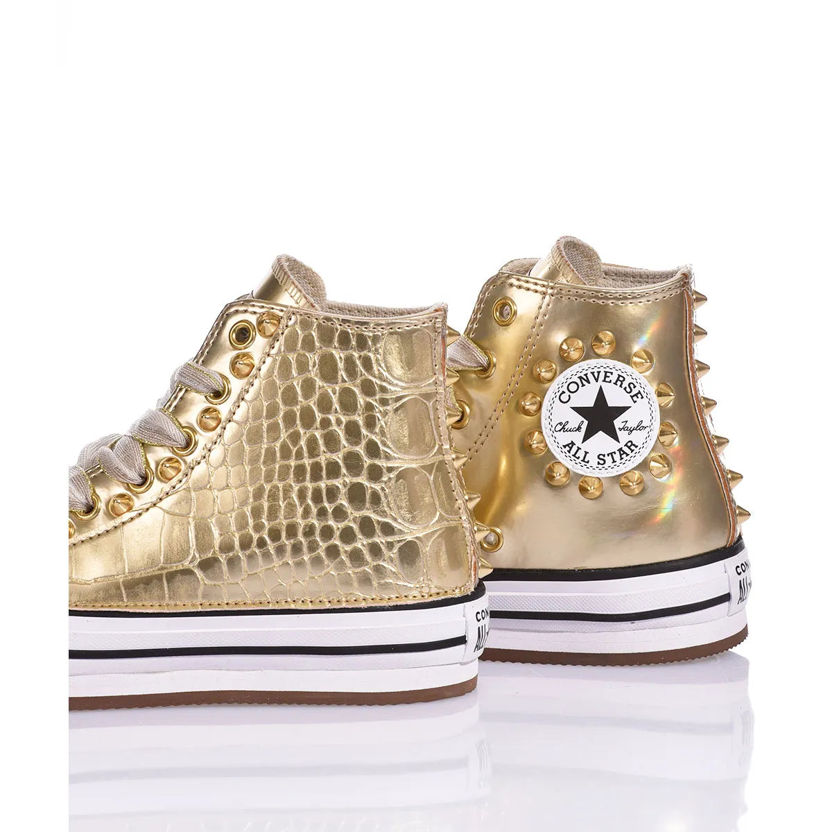 Converse Junior Croco Gold