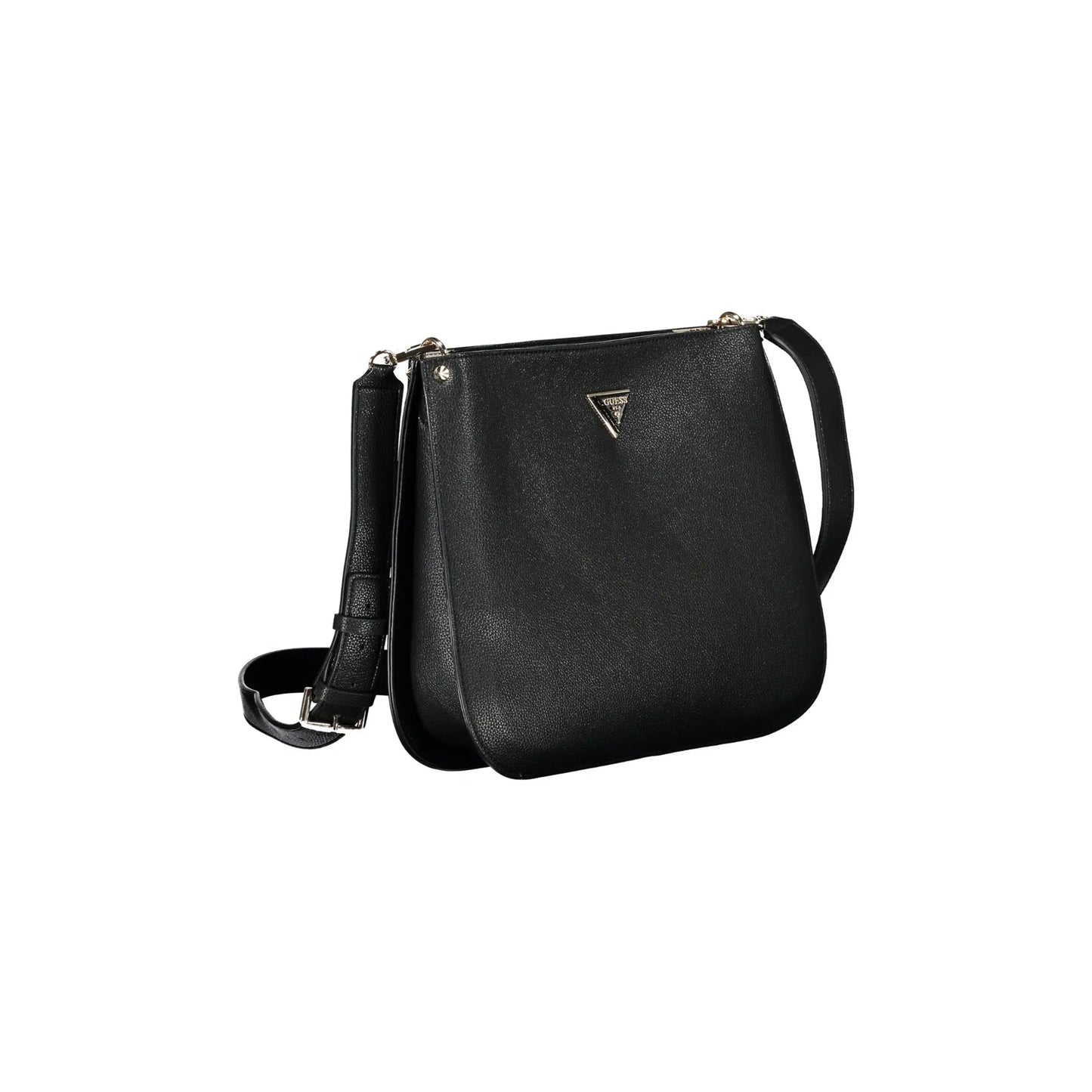 Guess Jeans Borsa Donna Meridian Nera con Tracolla Regolabile