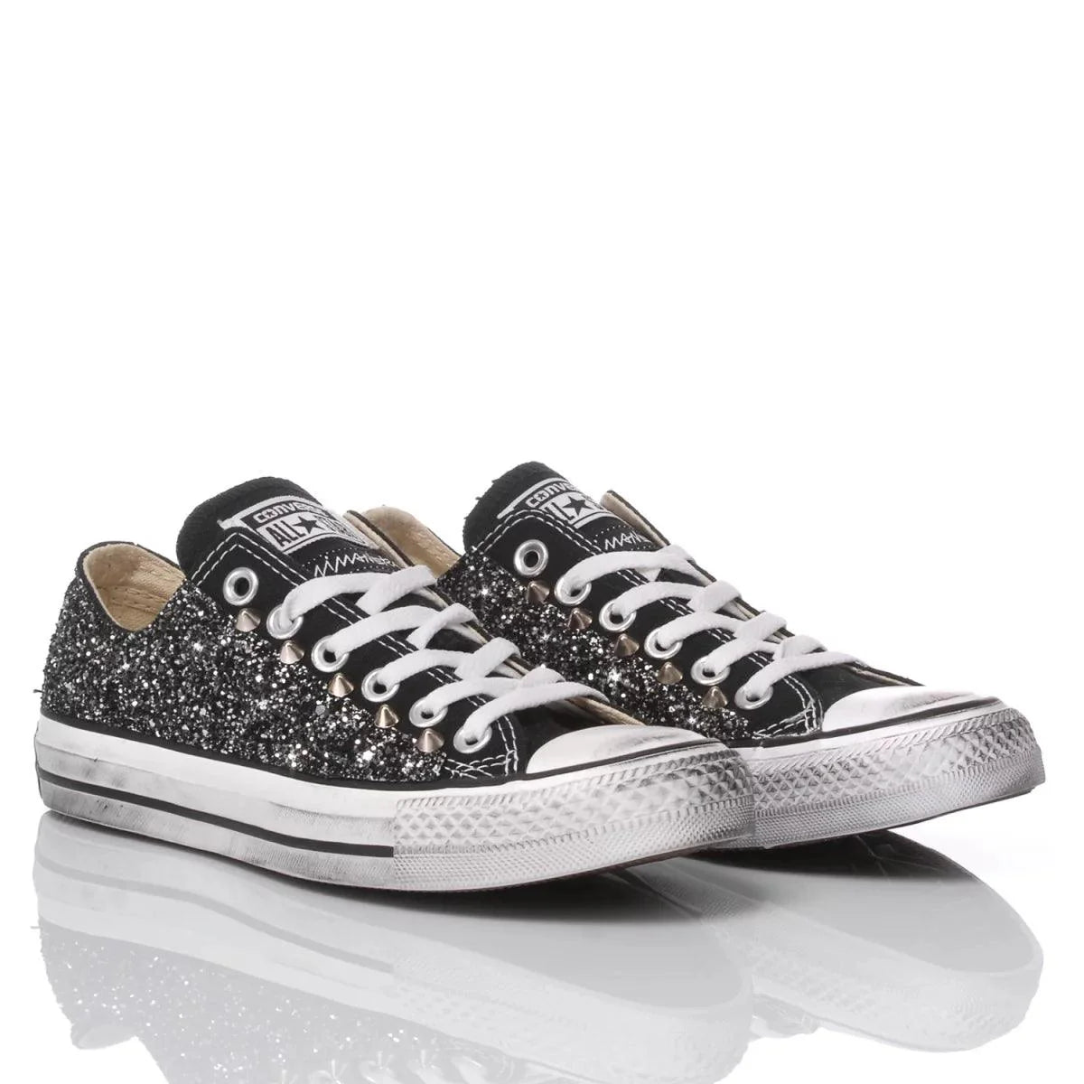 Converse Glitter Black Ox