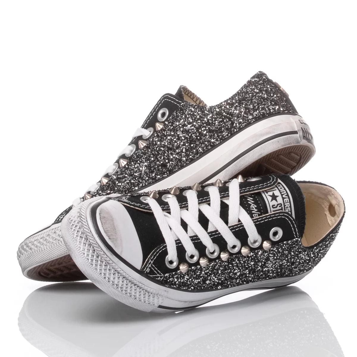 Converse Glitter Black Ox