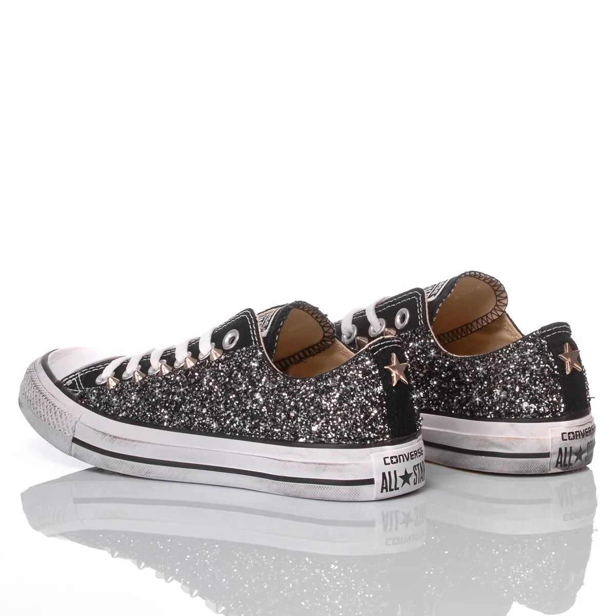 Converse Glitter Black Ox