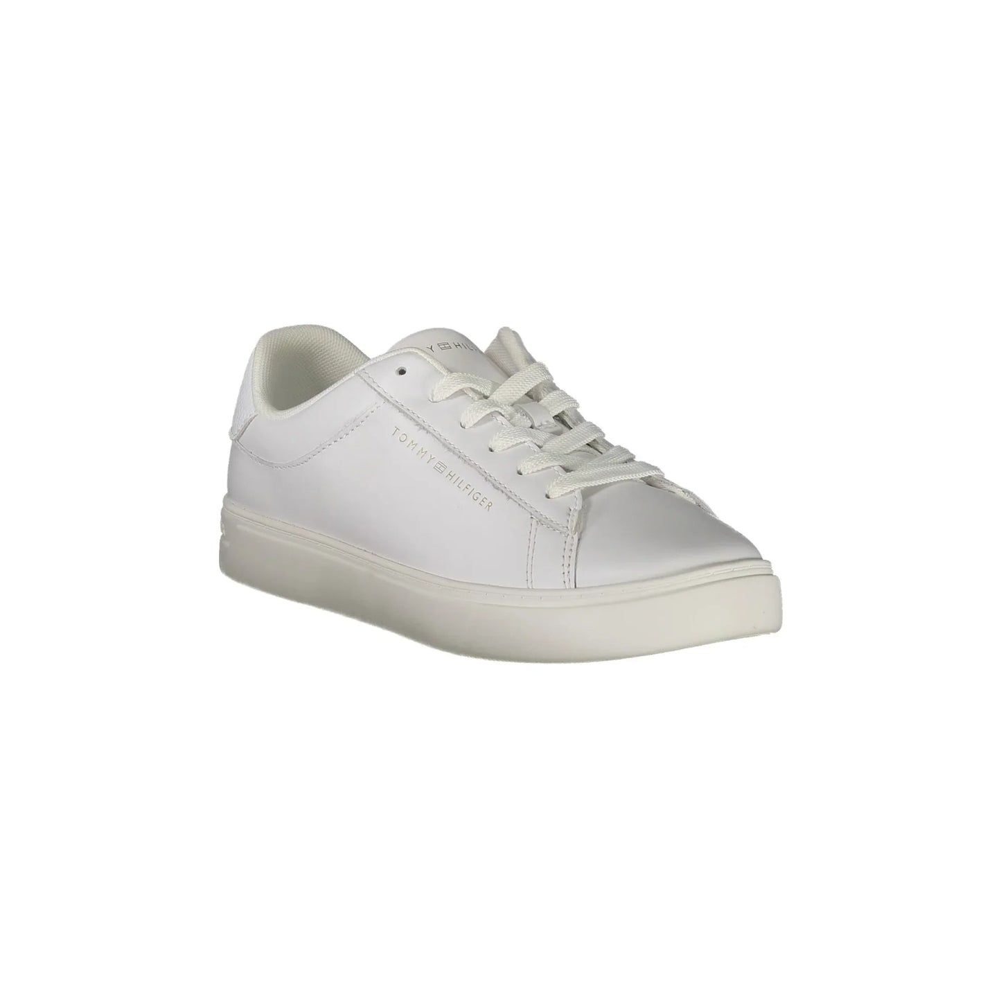 TOMMY HILFIGER Scarpe Sneakers Donna Bianche con Plantare Removibile