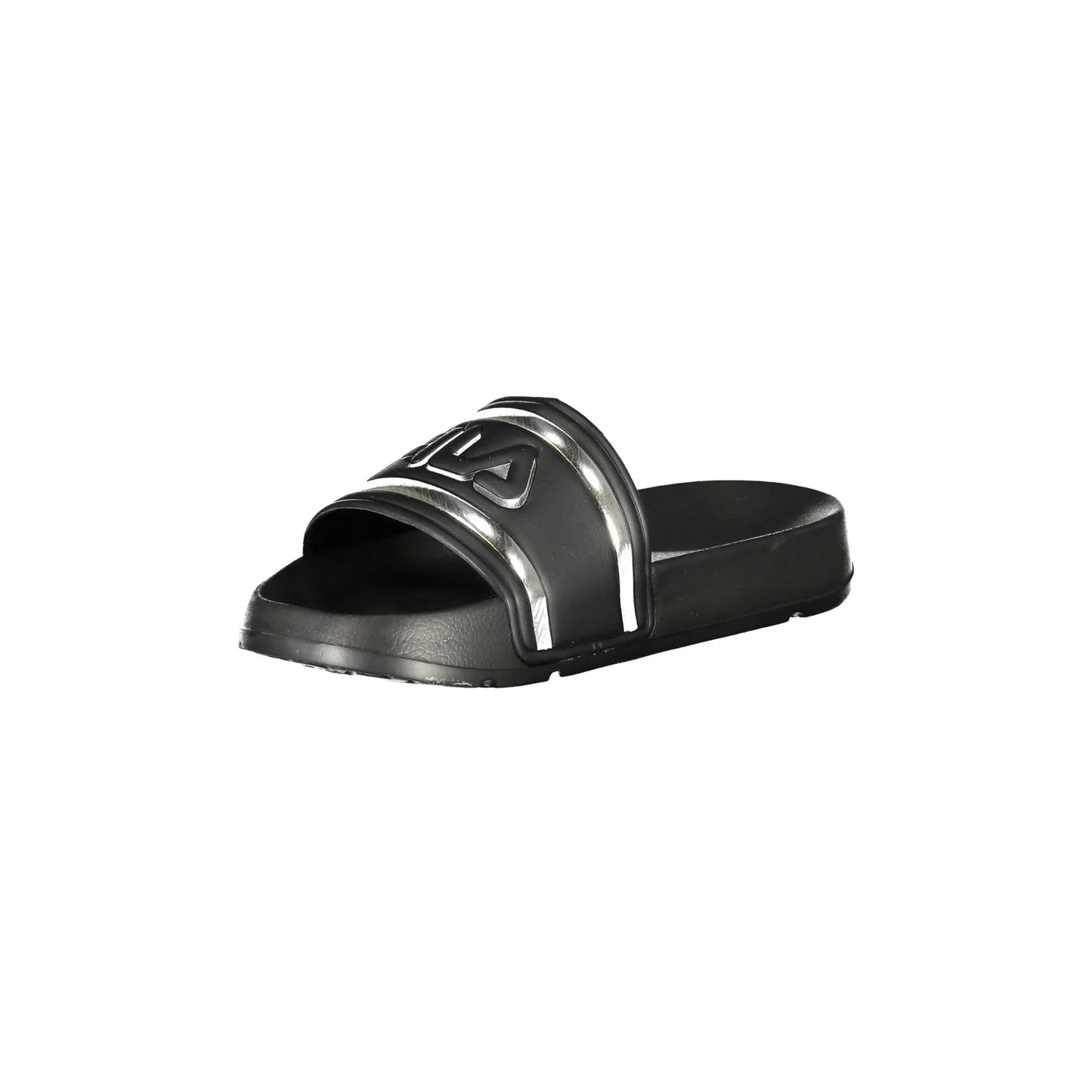FILA Ciabatte Donna Nere Morro Bay con Dettagli Silver