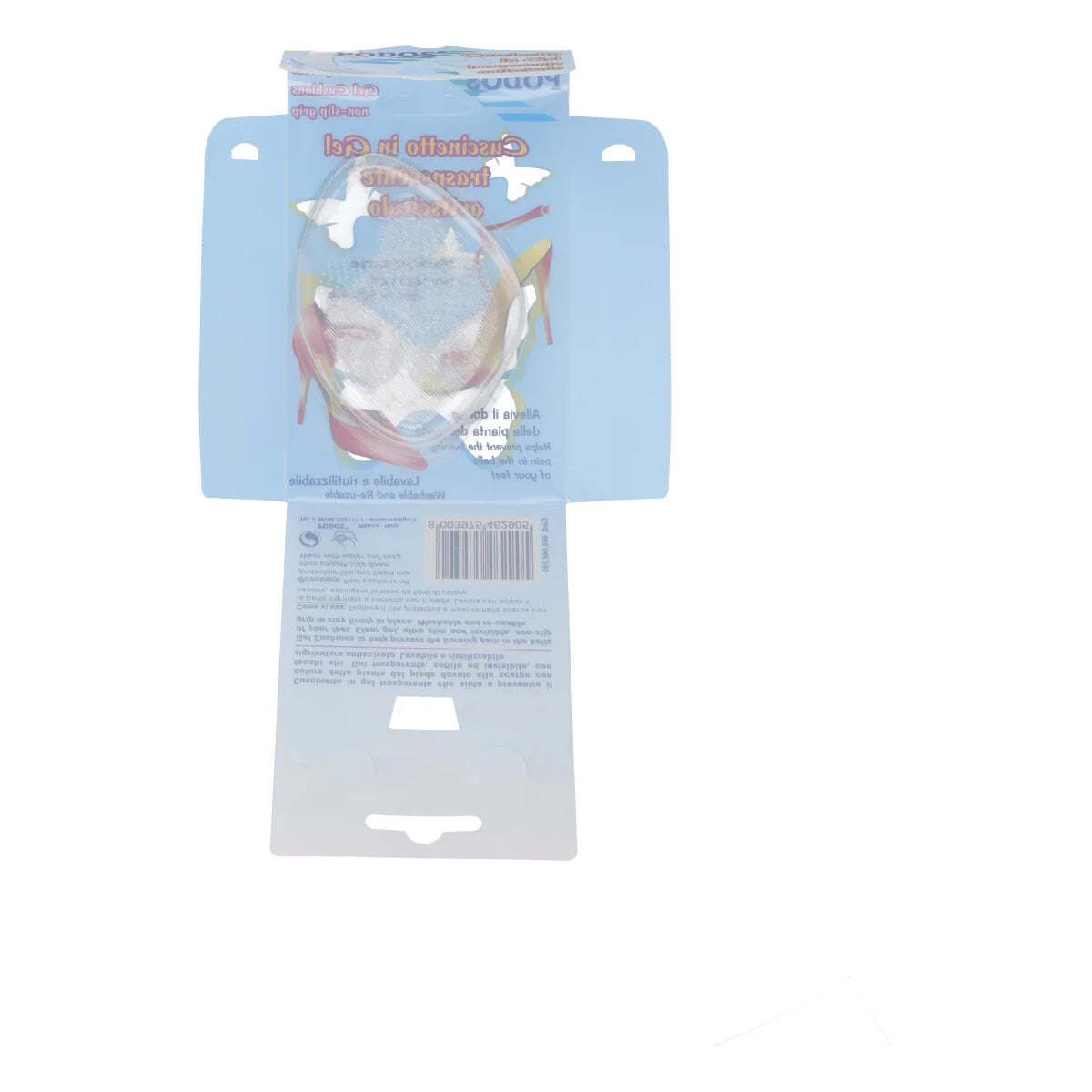 Cuscinetto in gel trasparente antiscivolo