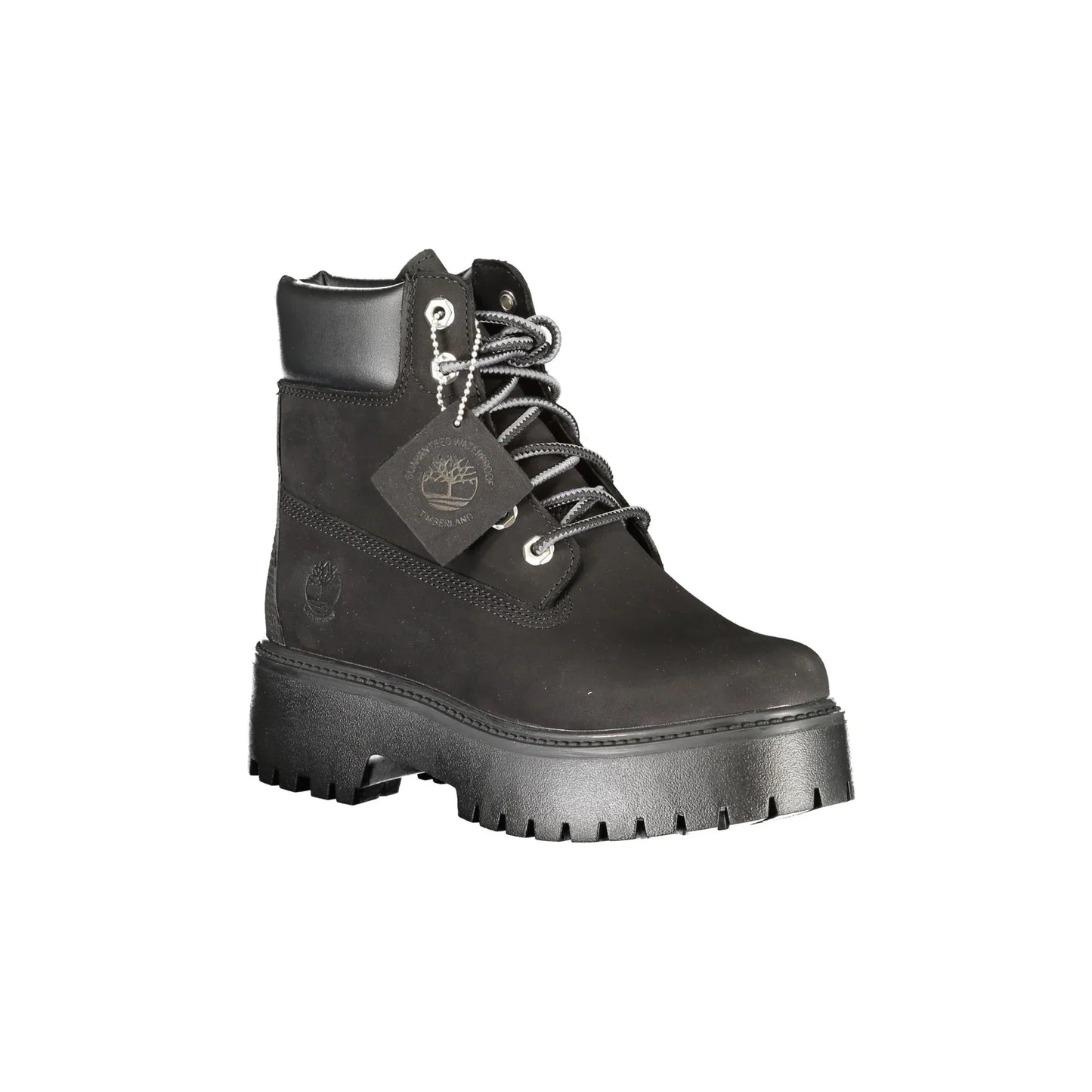 TIMBERLAND Stivaletti Donna Neri Stone Street 6 Inch Waterproof