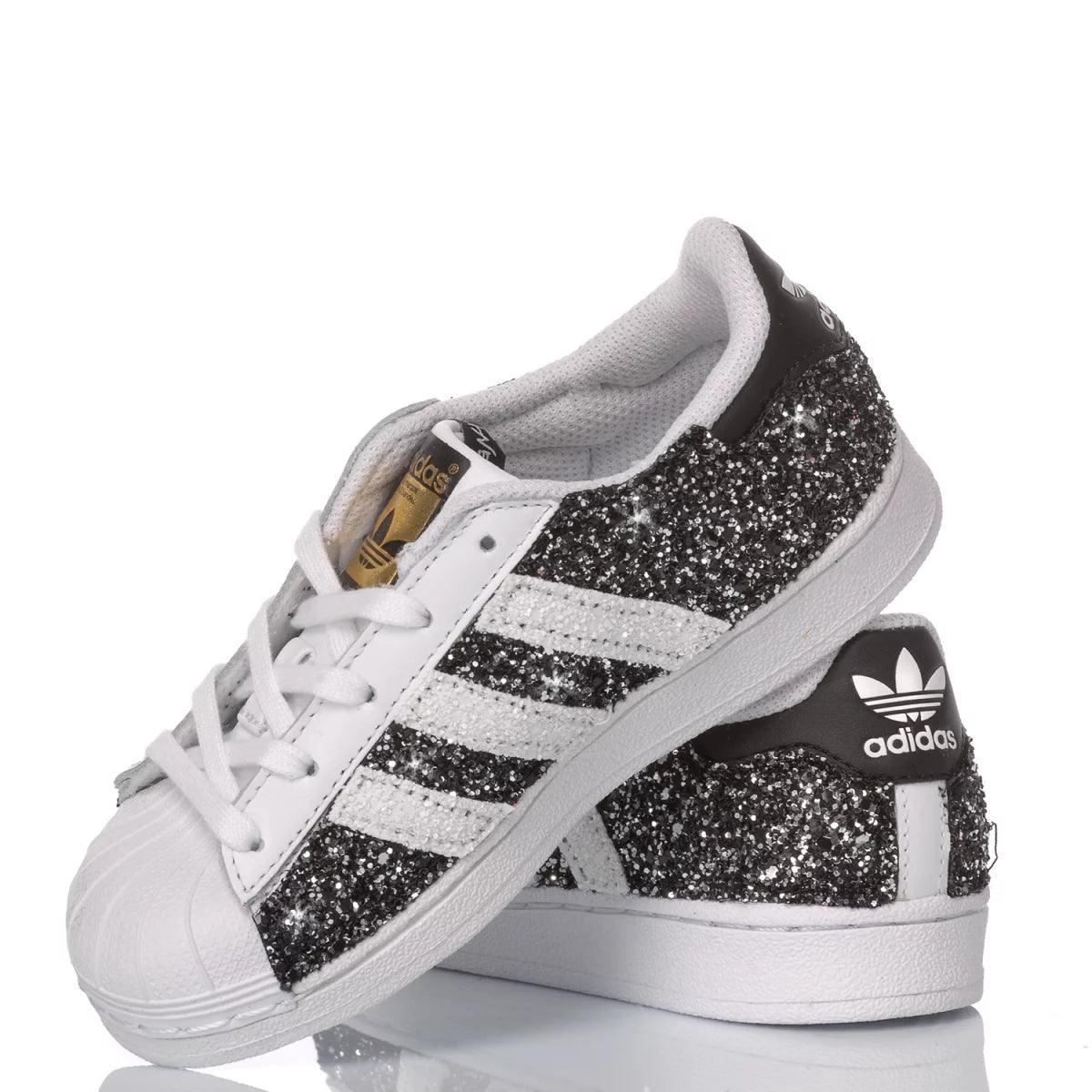 Adidas Superstar Junior Glitter Black