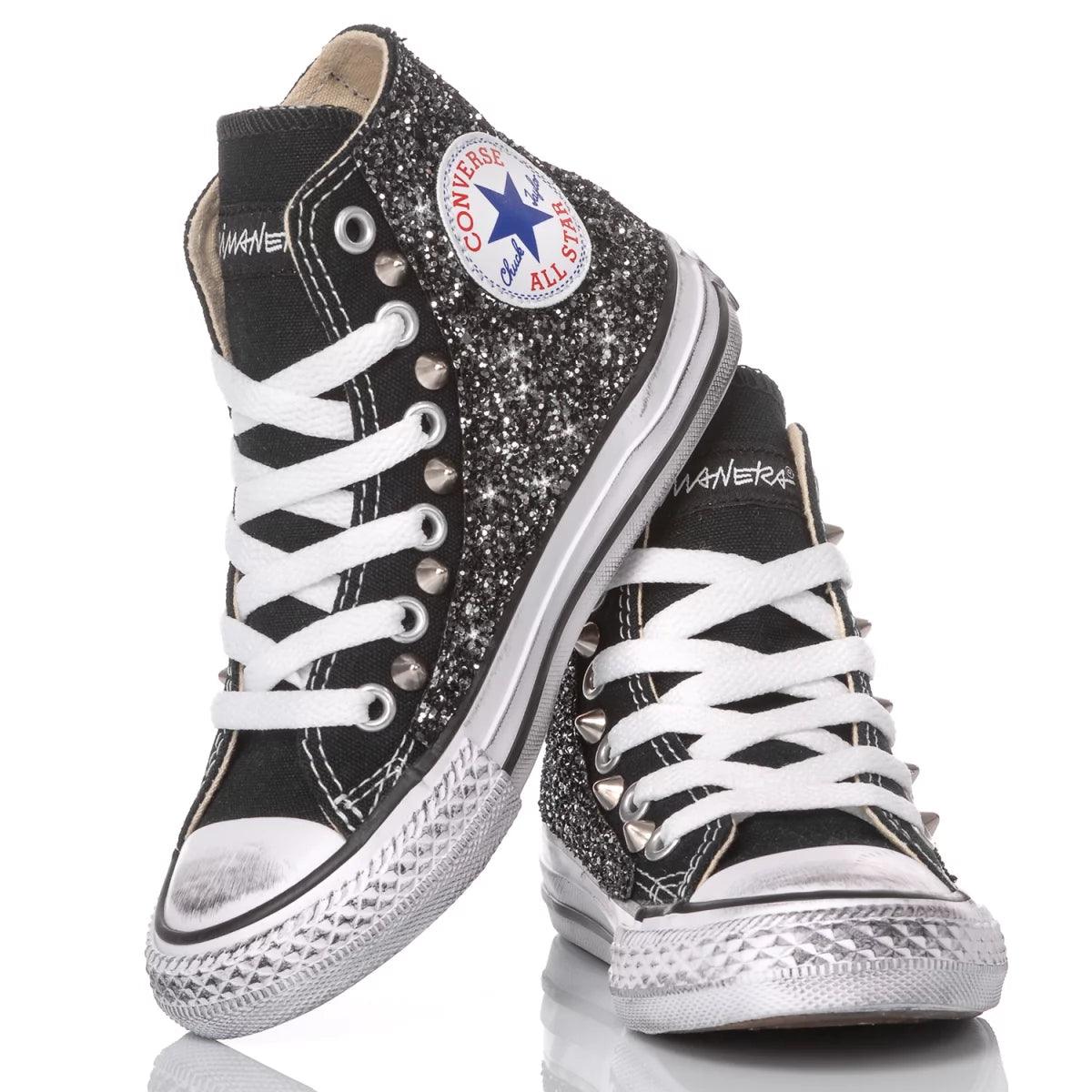 Converse Junior Glitter Black