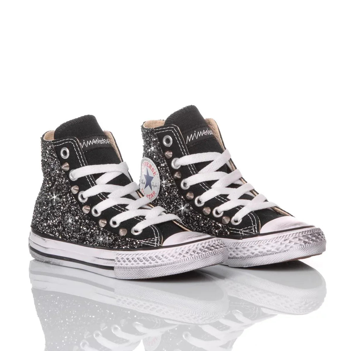 Converse Junior Glitter Black