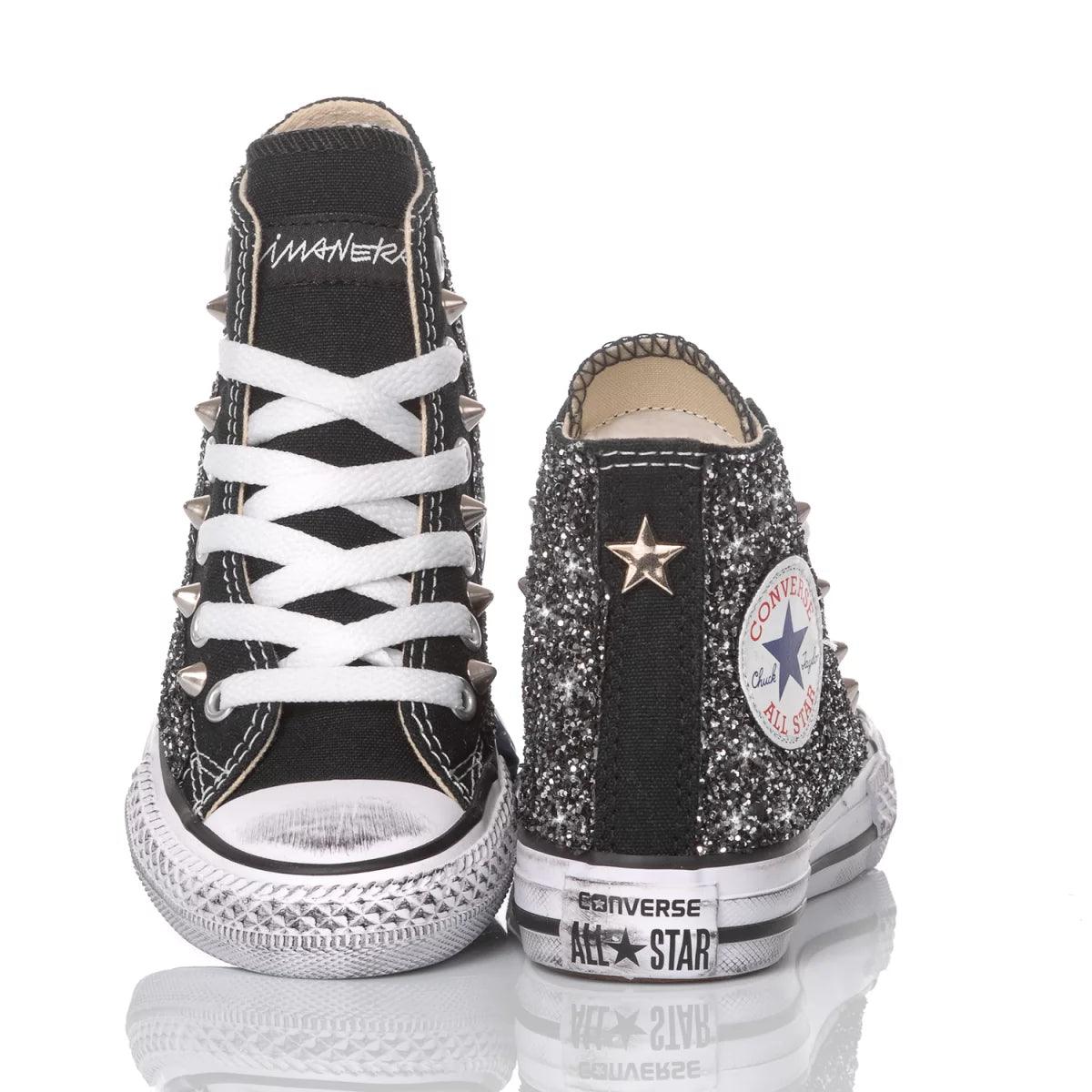 Converse Junior Glitter Black