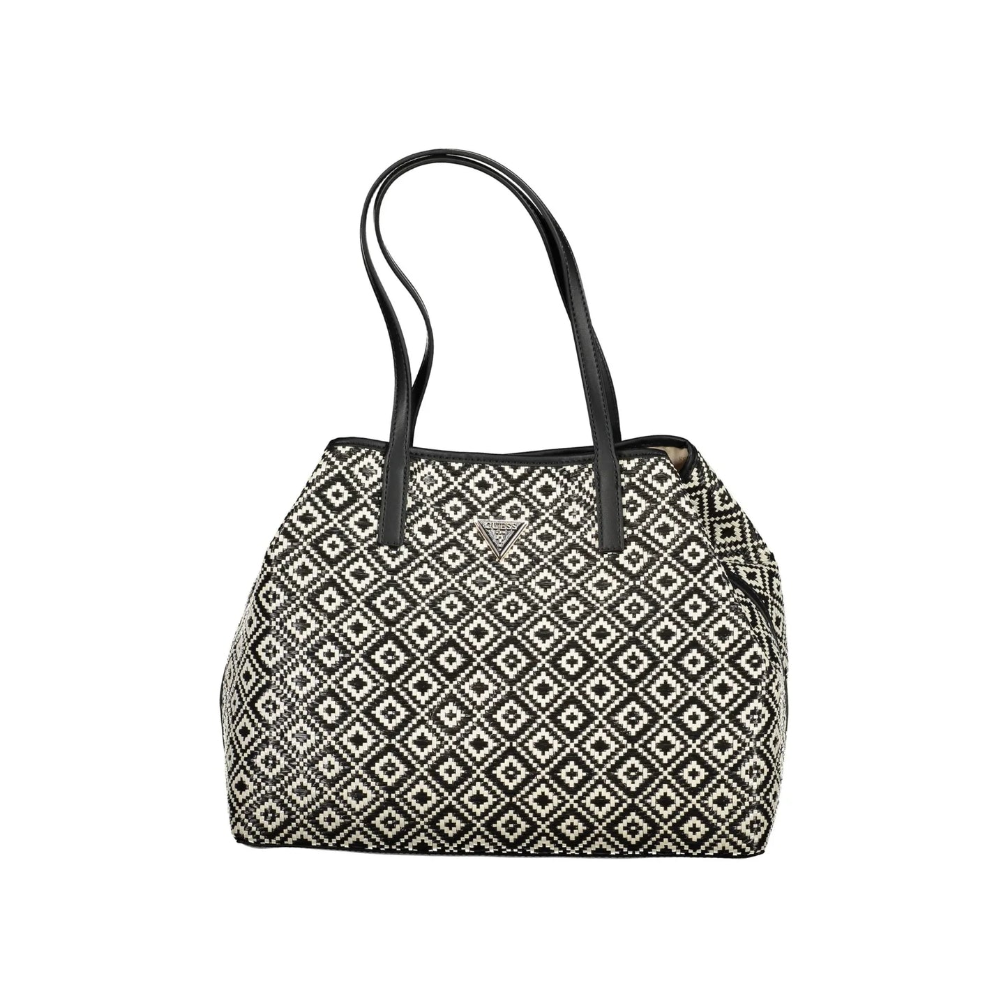 GUESS JEANS Borsa Donna Vikky II Nera con Pochette Interna Removibile