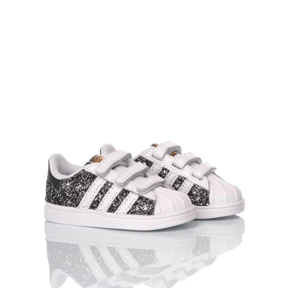Adidas Superstar Baby Glitter Black