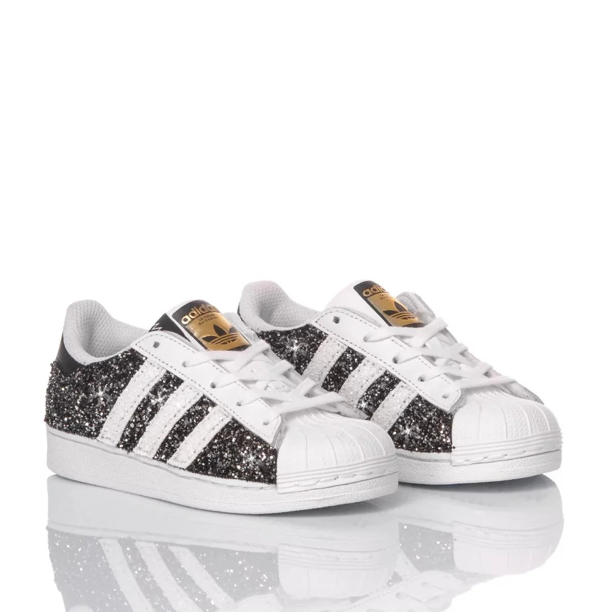 Adidas Superstar Junior Glitter Black