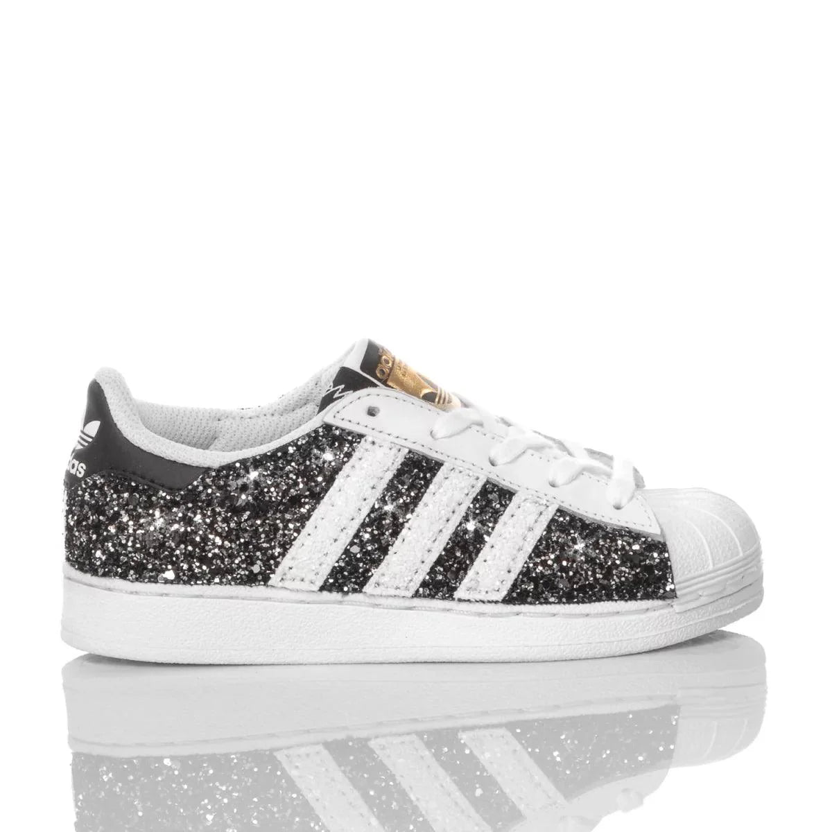Adidas Superstar Junior Glitter Black