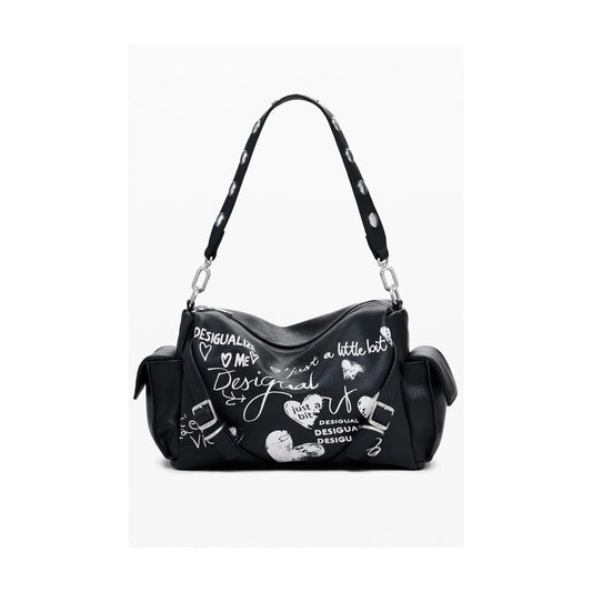 DESIGUAL Borsa Donna a Spalla Nera Seshat Habana