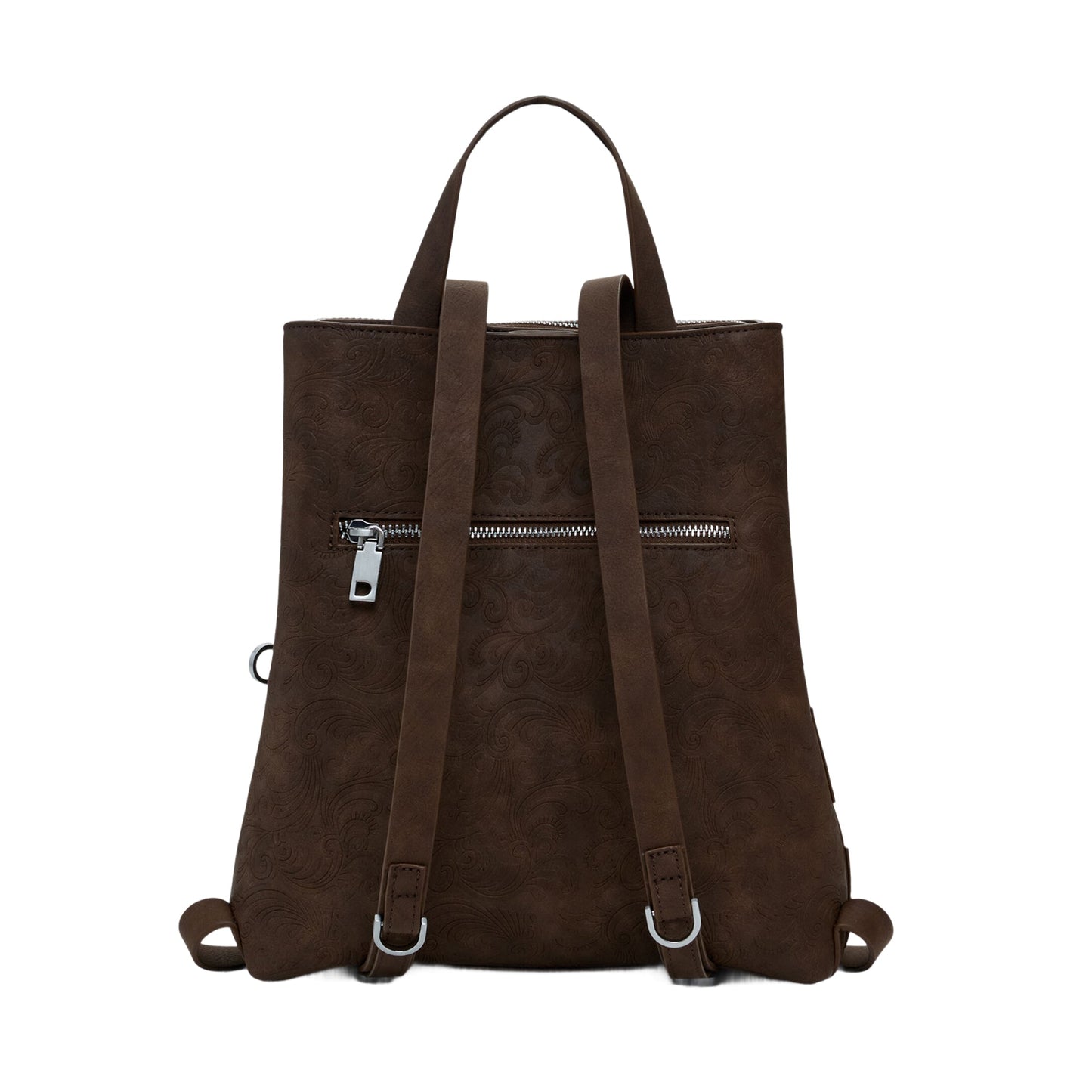 DESIGUAL Zaino Donna Marrone New Patch Sumy con Borchie