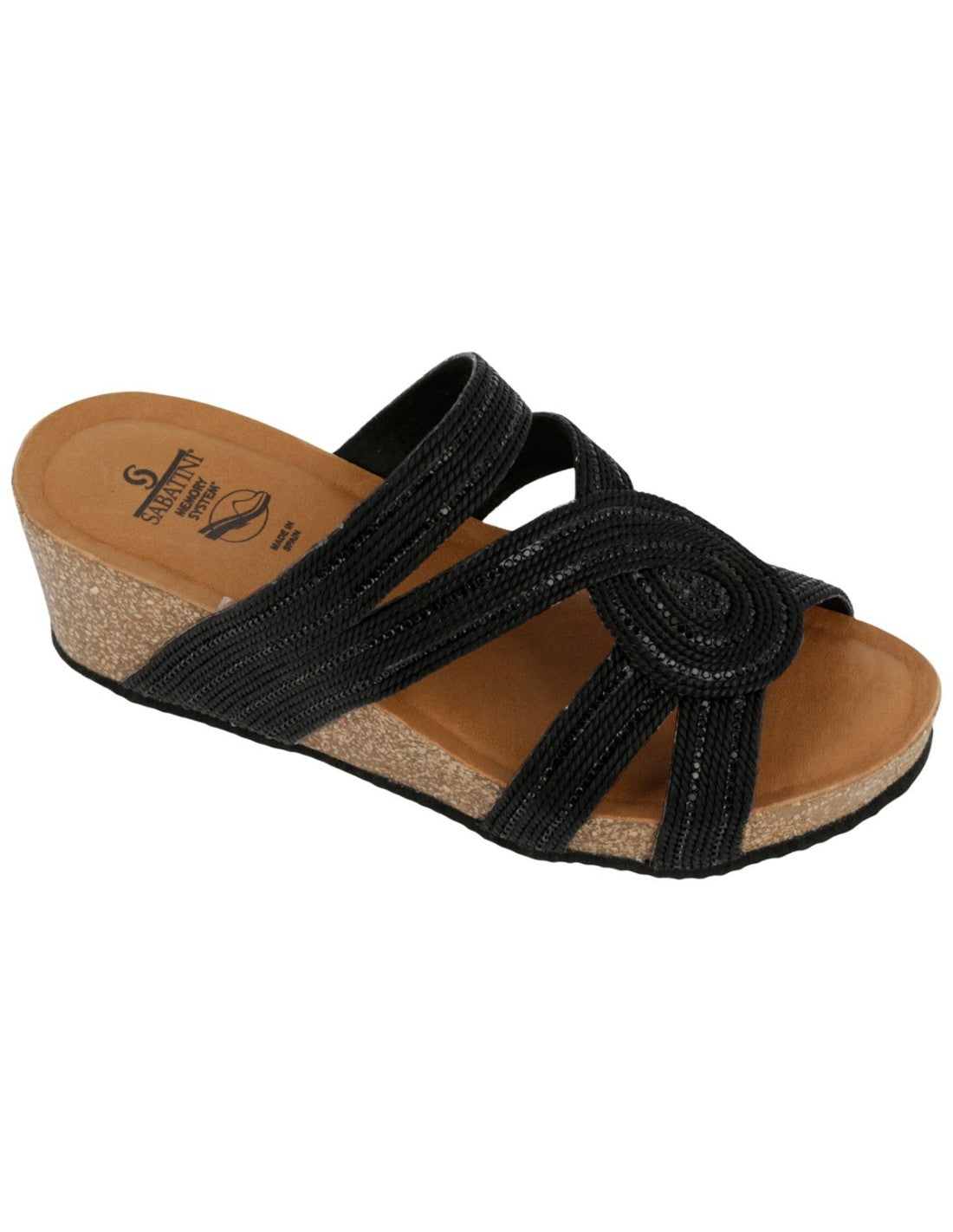 Ciabatte Donna Sabatini Emanuela Memory System —4362 - Bijoux Nero