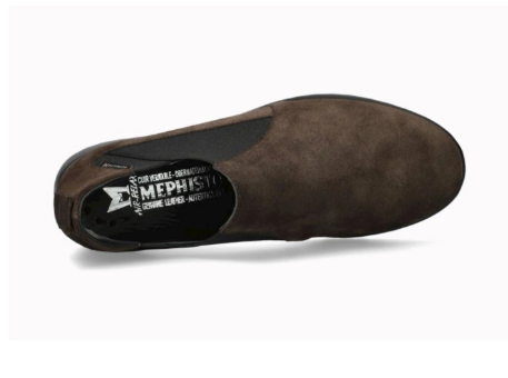 MEPHISTO IBELINA 1220T – Sneaker Donna in Camoscio Marrone con Zeppa e Plantare Estraibile
