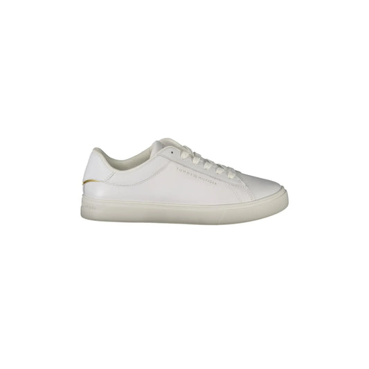 TOMMY HILFIGER Scarpe Sneakers Donna Bianche con Plantare Removibile