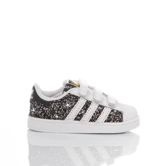 Adidas Superstar Baby Glitter Black