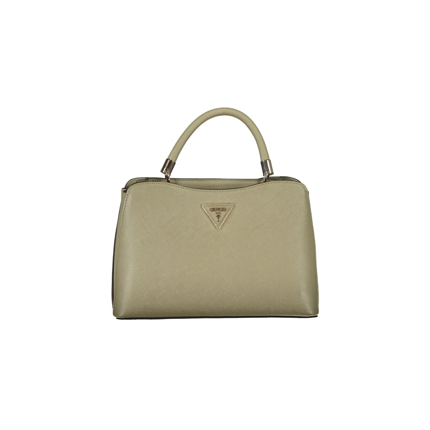 GUESS JEANS Borsa Donna Gizele Verde a Mano con Tracolla Removibile